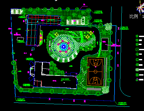 辦公樓綠化設計圖紙免費下載與園林綠化施工指南